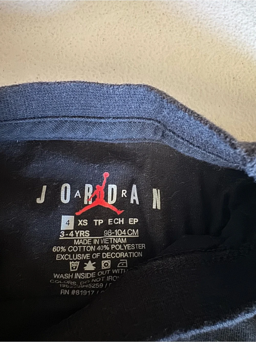 Jordan 3-Piece Sweatpants Set – Boys Size 3–4T